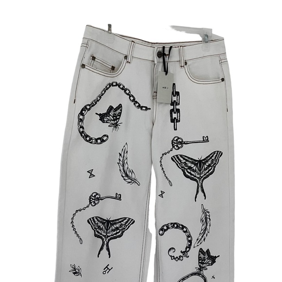 NWT Milk it Jean Wide Leg Size 28  (W 31 L 31) - Picture 4 of 13